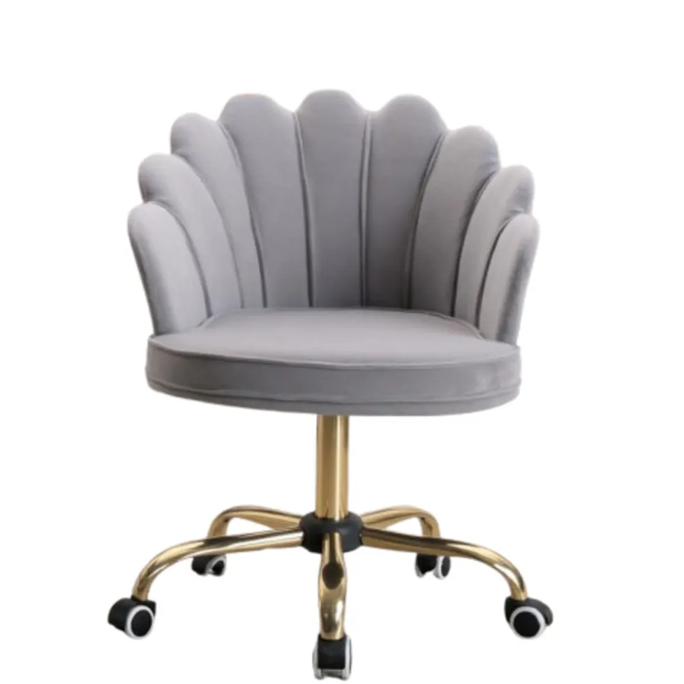 Russle Velvet Schelp Bureaustoel