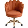 Russle Velvet Schelp Bureaustoel