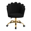 Russle Velvet Schelp Bureaustoel
