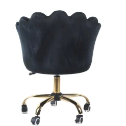 Russle Velvet Schelp Bureaustoel
