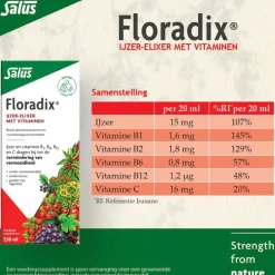 Salus Floradix Vloeibaar IJzer-Elixer