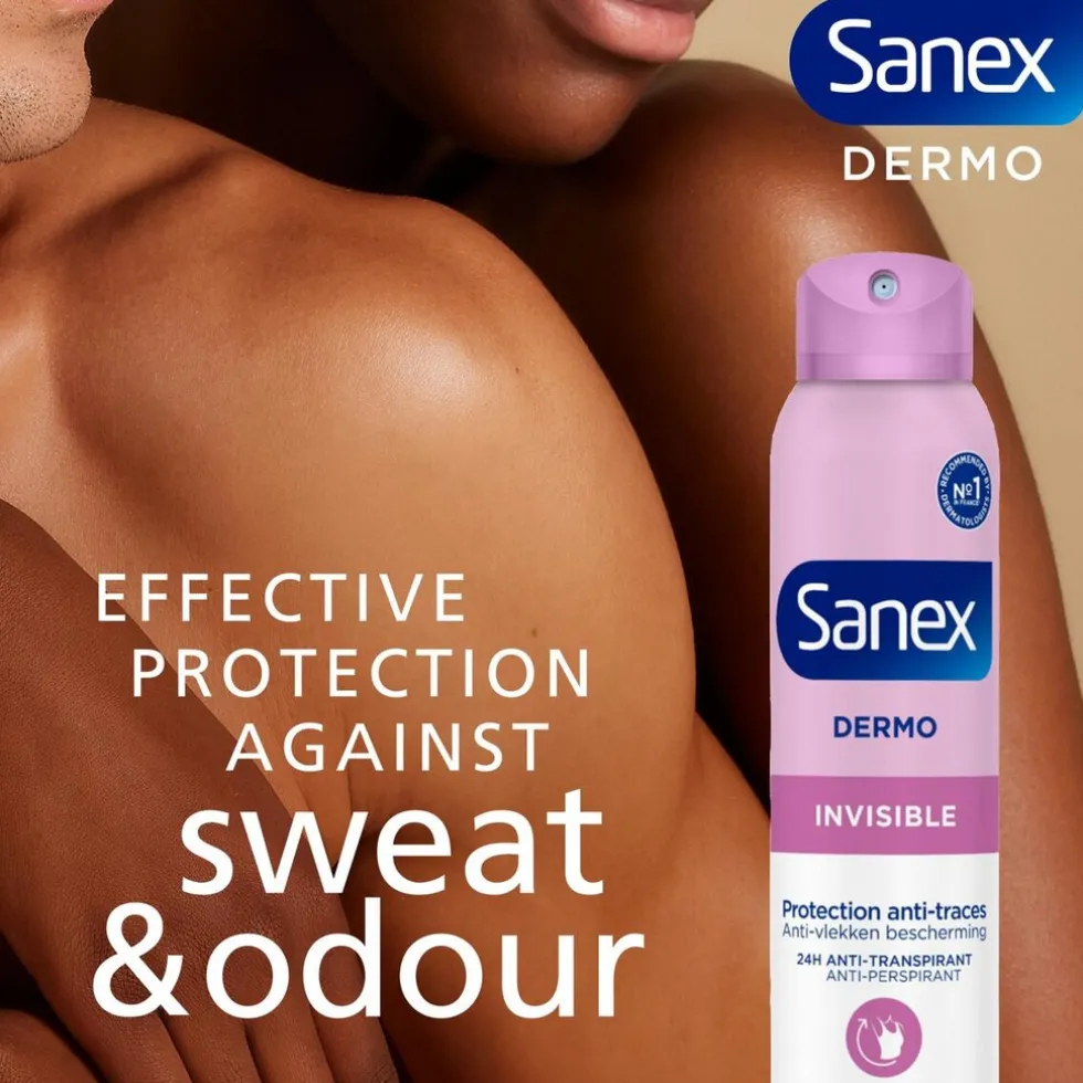 Sanex Dermo Invisible 24-Uur Antitranspirant Spray