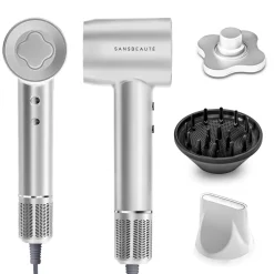 Sansbeauté Föhn Met Diffuser - Ionische Haardroger - Reisföhn - Haarföhn - Krullen - Hair Dryer - 2000W