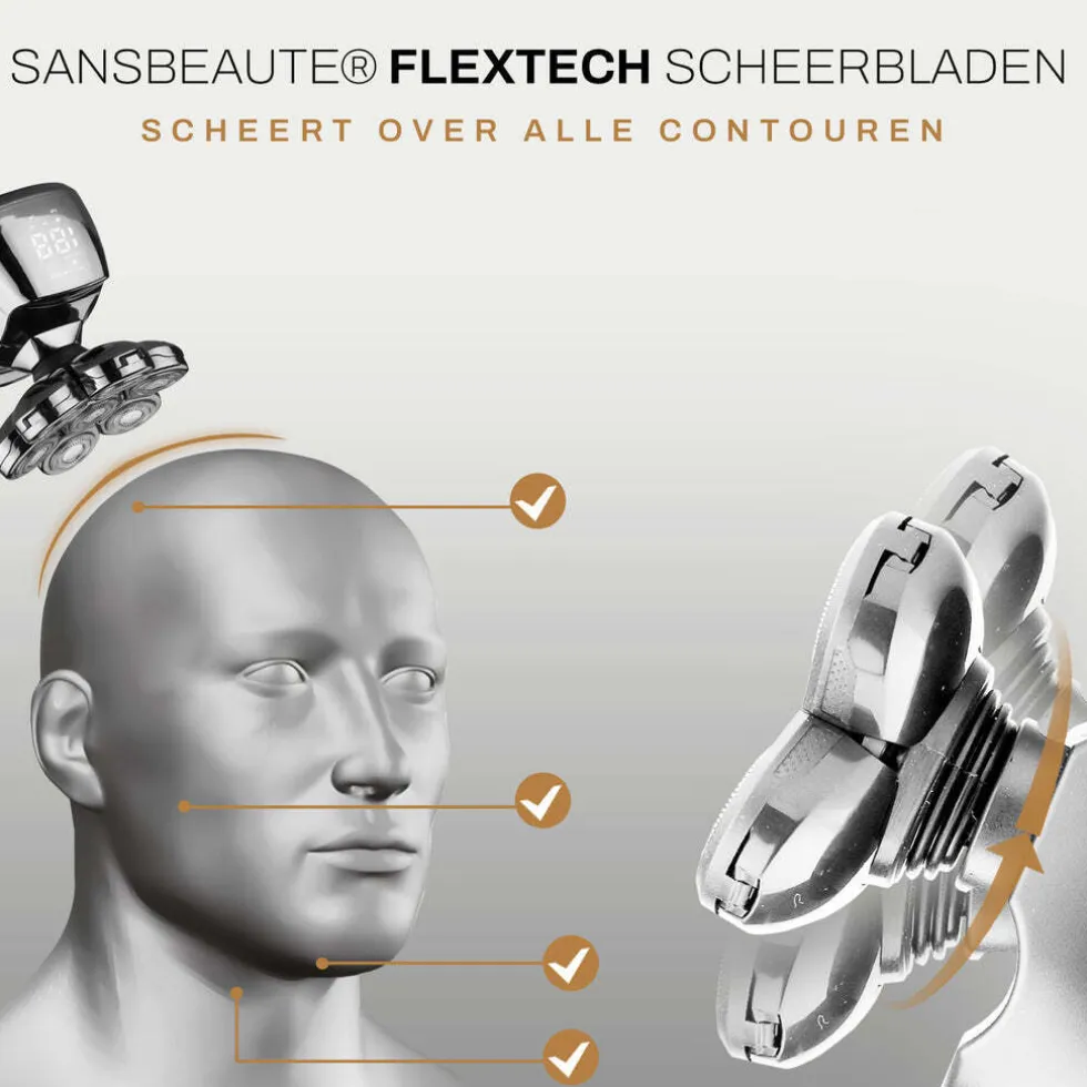 Sansbeauté Hoofdscheerapparaat - Skull Shaver - Skullsharp PRO