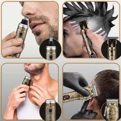 Sansbeauté 4-in-1 Professionele Tondeuse Mannen - Haartrimmer - Baardtrimmer