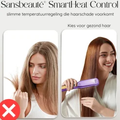Sansbeauté Professionele Stijltang - Hair Straightener - Stijltangen - 80℃ t/m 230℃