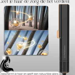 Sansbeauté® Sanstraight Wet-to-Dry Stijltang