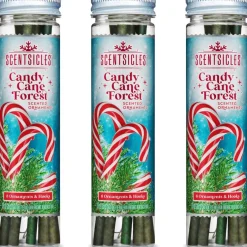 Scentsicles Candy Cane Forest geurende kerstboomversiering met haken