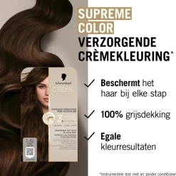 Schwarzkopf Creme Supreme 5-60 Chocolade Bruin Verzorgende Crèmekleuring