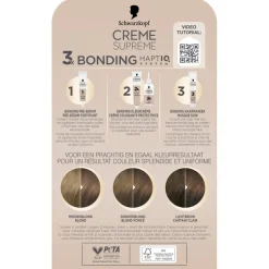 Schwarzkopf Creme Supreme 7-42 Nude Donker Beigeblond Verzorgende Crèmekleuring