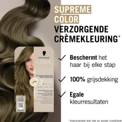 Schwarzkopf Creme Supreme 7-0 Natuurlijk Donkerblond Verzorgende Crèmekleuring