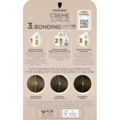Schwarzkopf Creme Supreme 6-16 Cool Licht Asbruin Verzorgende Crèmekleuring
