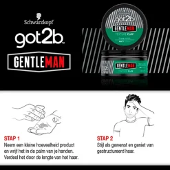 Schwarzkopf Got2b Gentleman Texture Clay