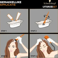 Schwarzkopf Vital R4 Donkerbruin Haarverf Uitgroeiset