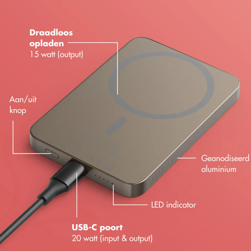Selencia Magsafe Powerbank 5000 mAh