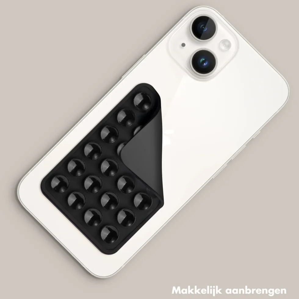 Selencia Two Pack Zuignap Telefoon Sticker