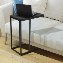 SensaHome Antieke Houten Bijzettafel Sofa Bloemenplank