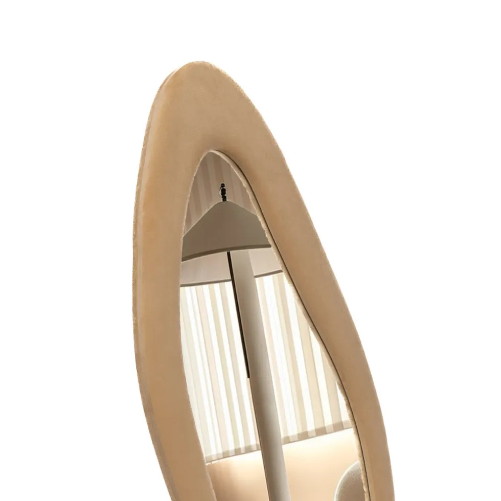 SensaHome Gestoffeerde Staande Spiegel Shaped