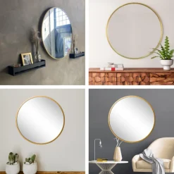 SensaHome Moderne Nordic Design Ronde Wandspiegel