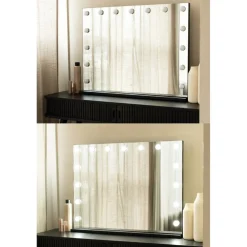 SensaHome Vanity Mirror Pro Hollywood Make-up Spiegel met 15 Dimbare LED Lampen