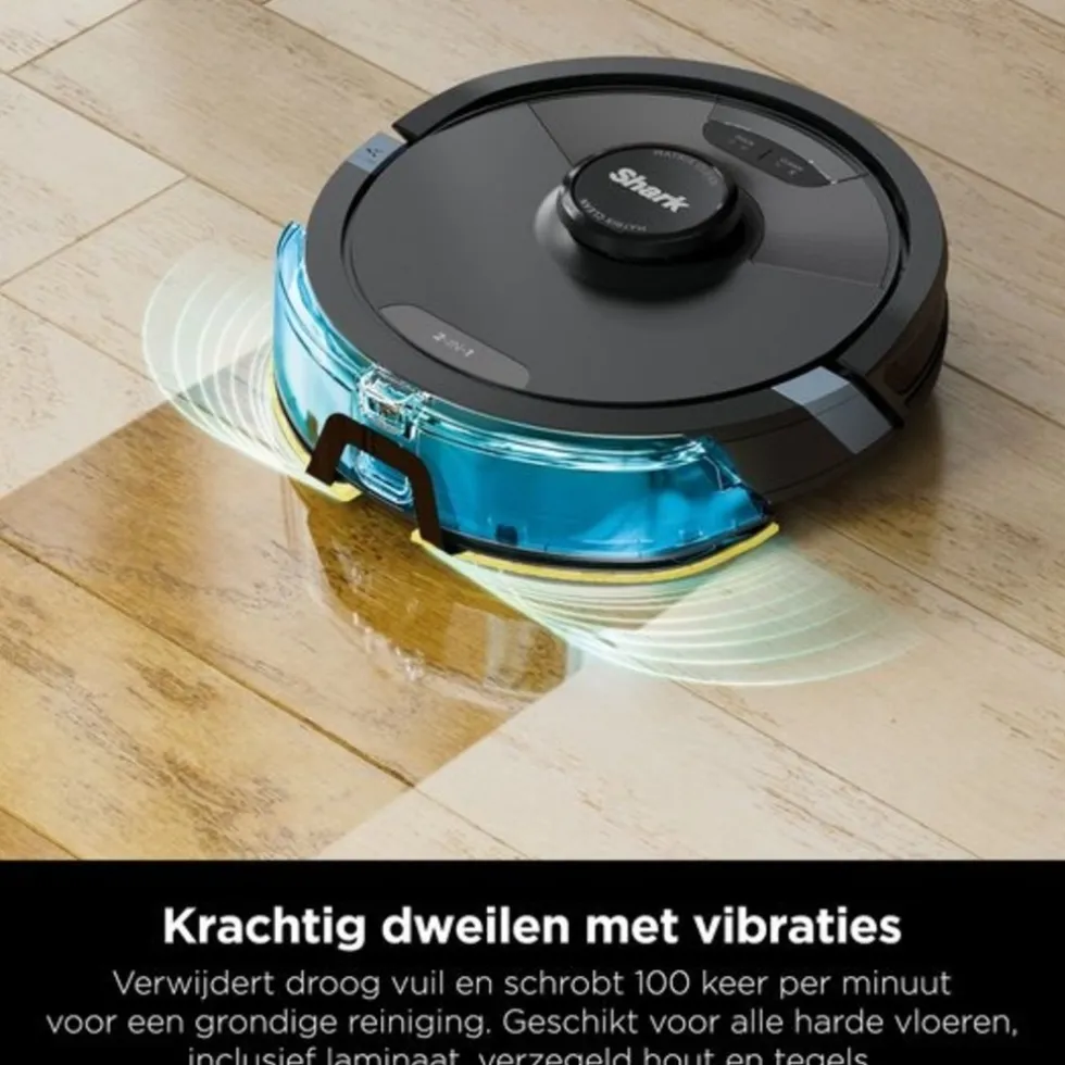 Shark 2-in-1 Robotstofzuiger met Dweilfunctie en Laadstation RV2620WDEU