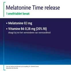 Shiepz Melatonine Time Release 0,1mg Tabletten