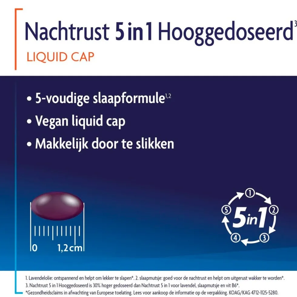 Shiepz Nachtrust 3 in 1 Hooggedoseerd Liquid Capsules