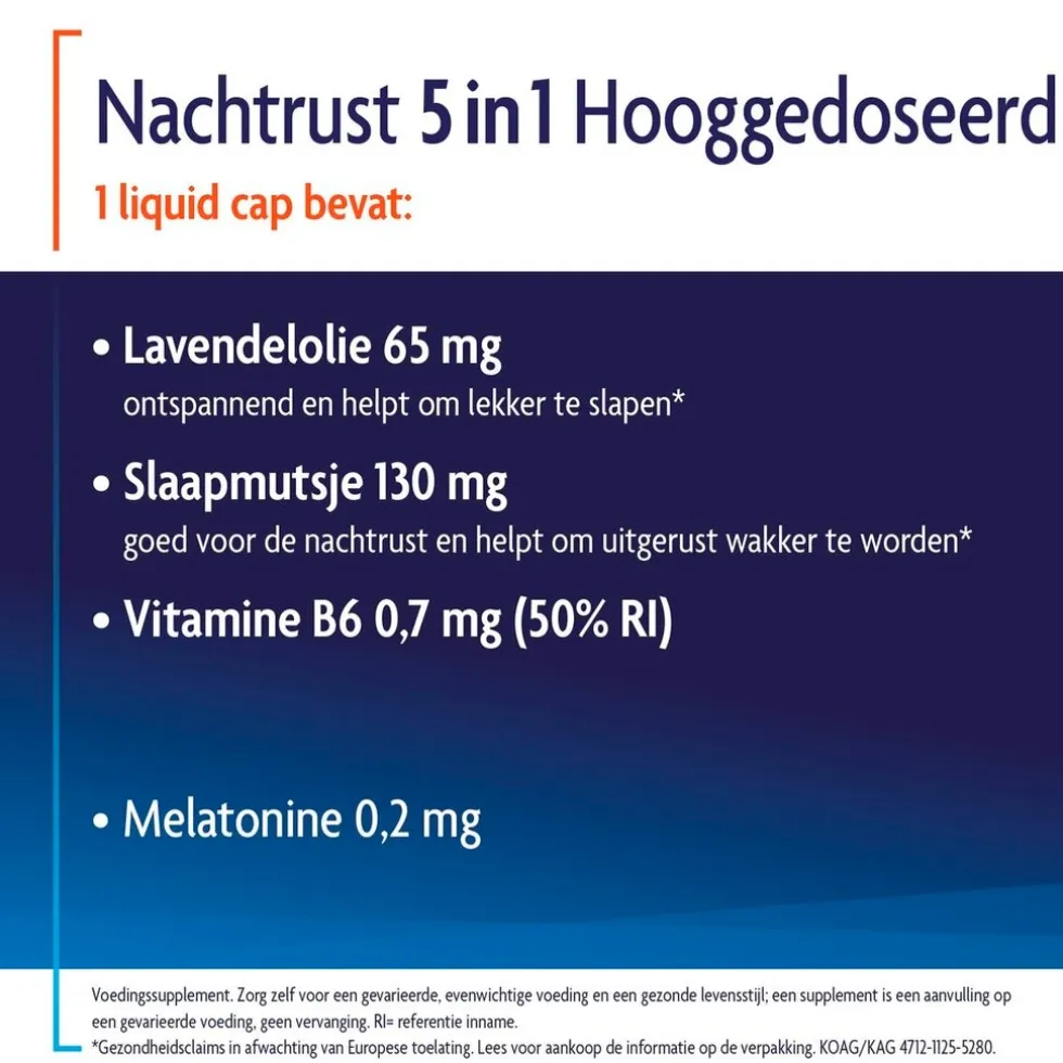 Shiepz Nachtrust 3 in 1 Hooggedoseerd Liquid Capsules