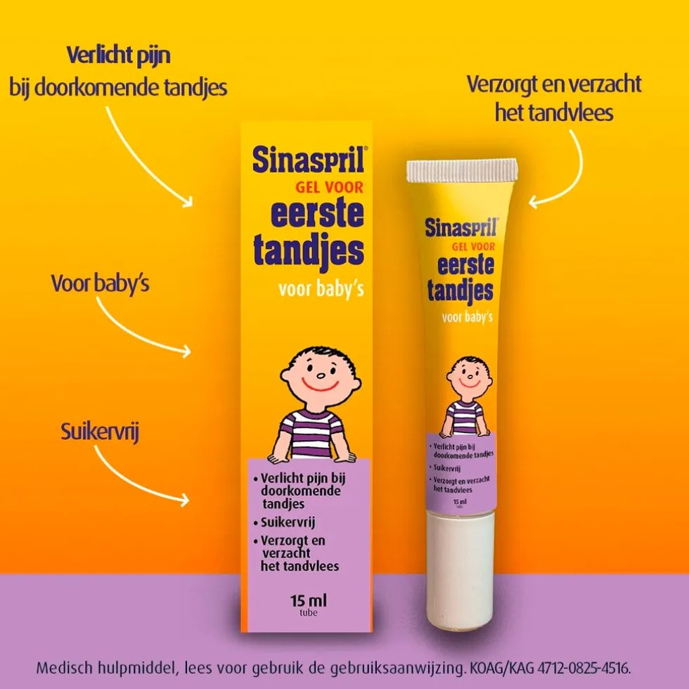 Sinaspril Gel Voor Eerste Tandjes