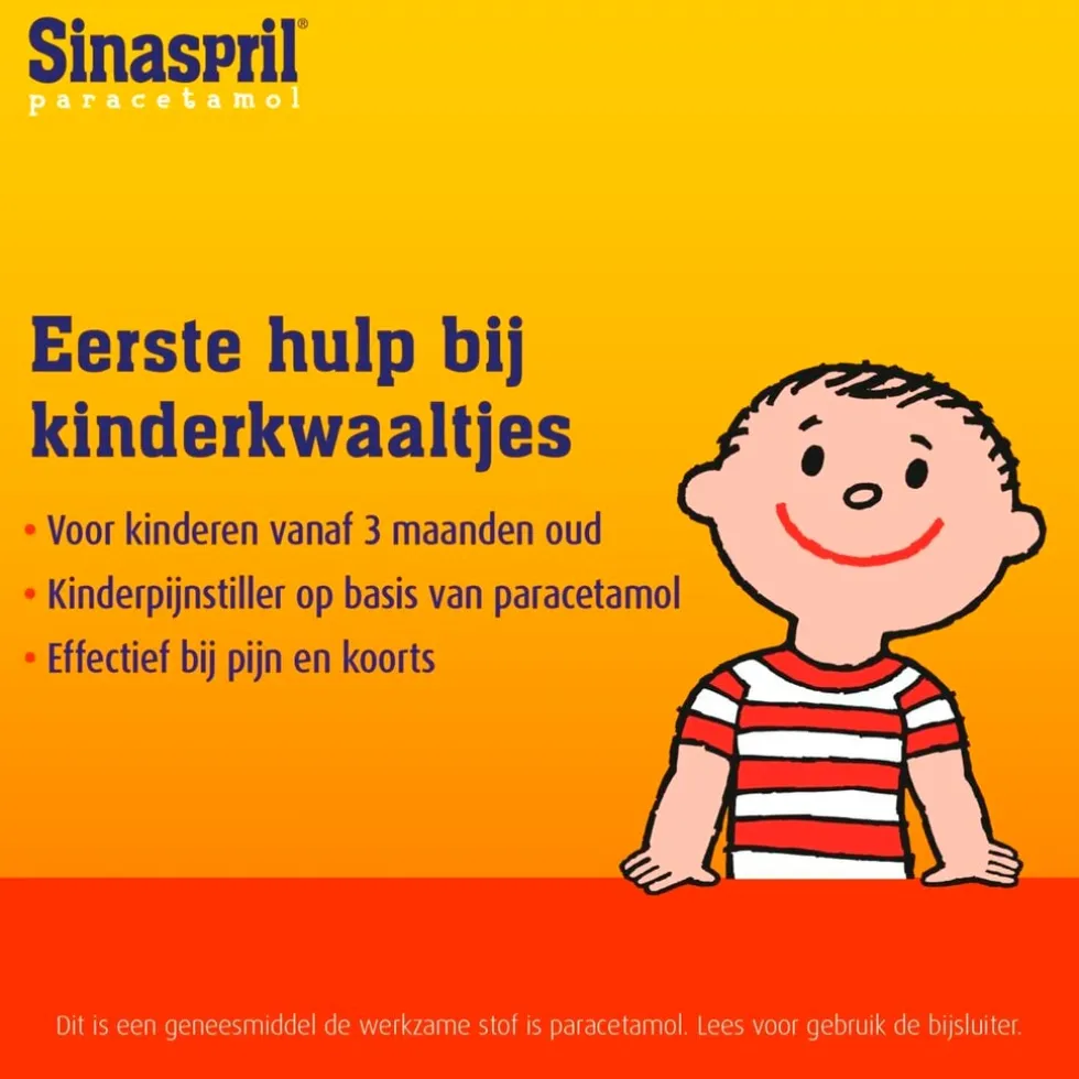 Sinaspril 120mg Vloeibaar Paracetamol