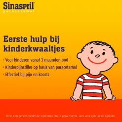 Sinaspril Paracetamol 120mg Zetpillen