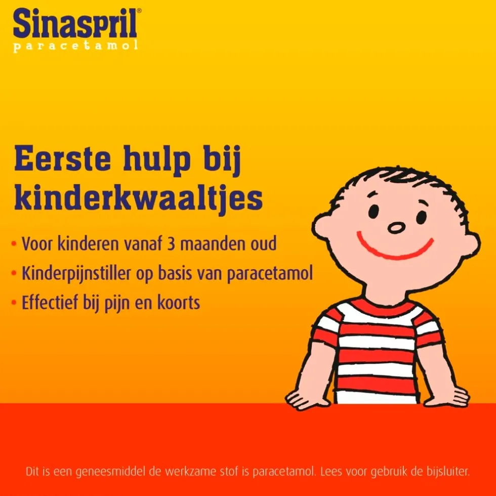 Sinaspril Paracetamol 120mg Zetpillen