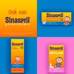 Sinaspril Paracetamol 120mg Zetpillen
