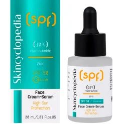 Skincyclopedia Hyaluronic Acid Complex SPF50 Face Cream-Serum
