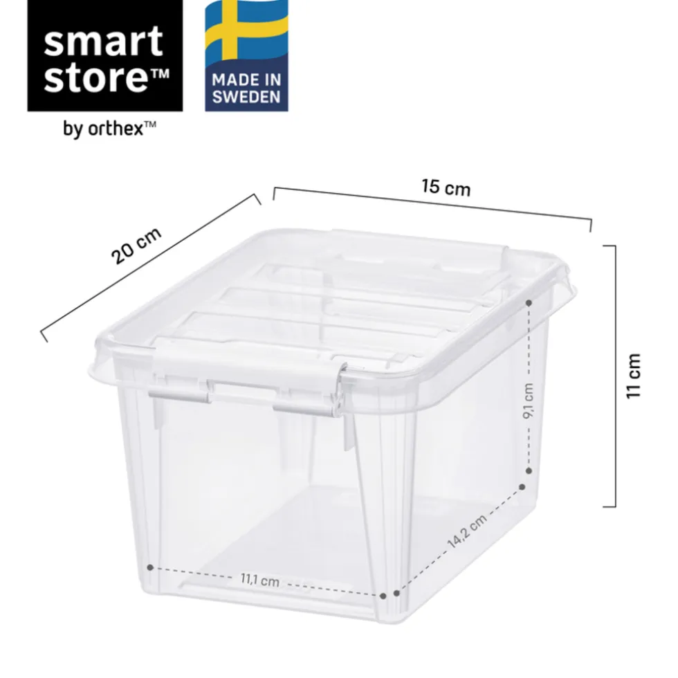 SmartStore Set van 10 Stevige Opbergbox Classic 1.5L