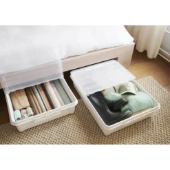 SmartStore Set van 2 Stevige Opbergbox Bedroller 60L
