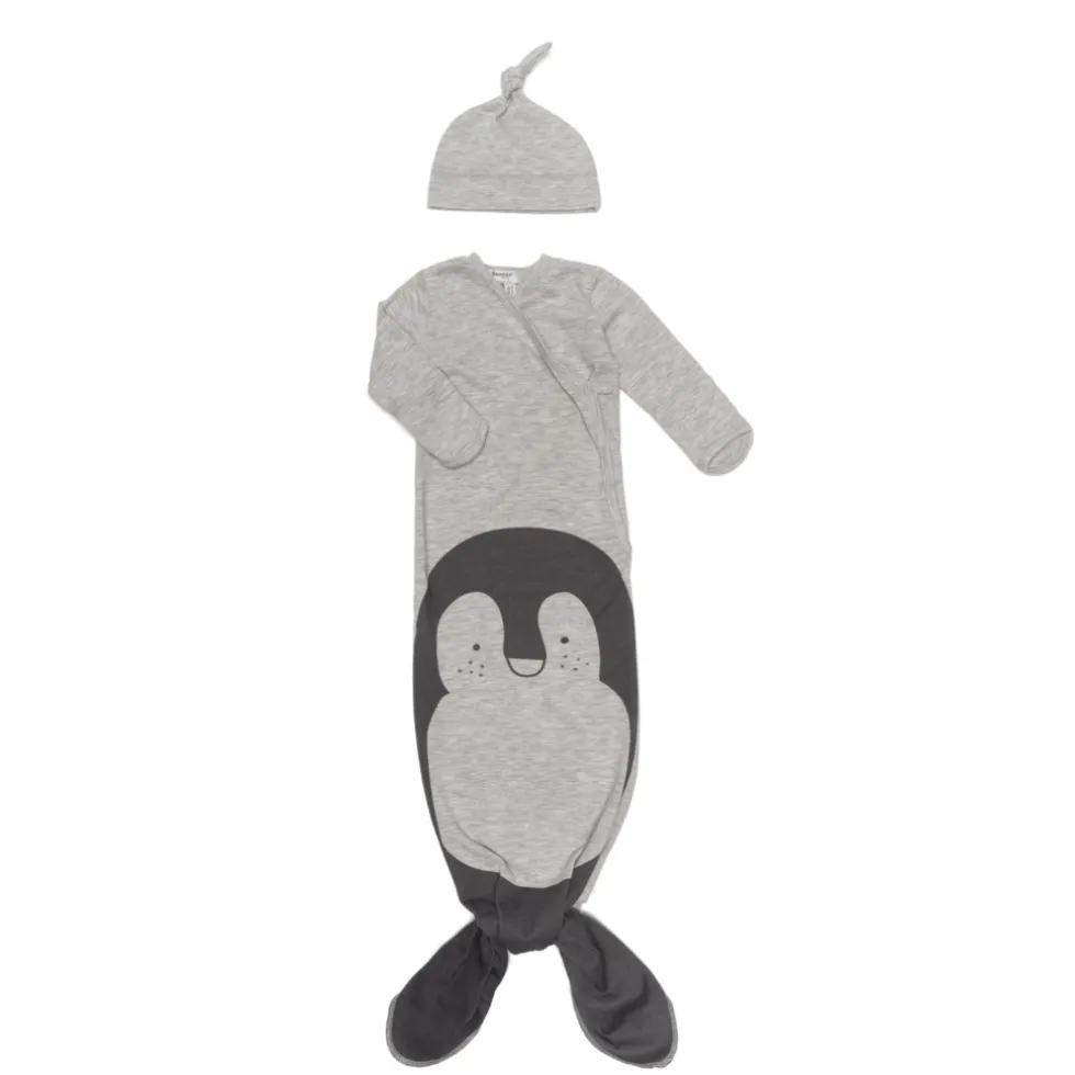 Snoozebaby Grey Melange Newborn Slaapzak 3-6 mnd
