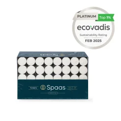 Spaas Theelichten Wit 6u Ø3,9cm 2 x 120 Stuks Grootverpakking