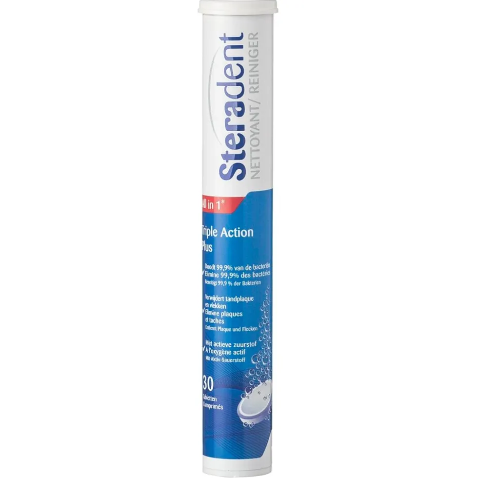 Steradent Triple Action Plus Bruistabletten