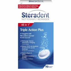 Steradent Triple Action Plus Reinigingstabletten
