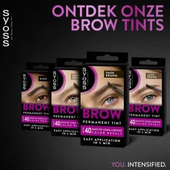 Syoss Brow Tint Donkerblond Permanente Wenkbrauwverf