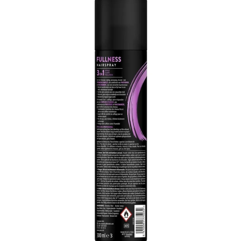 Syoss Hold 3 Fullness Haarspray