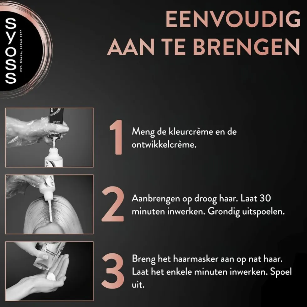 Syoss Salonplex 4-8 Chocoladebruin Permanente Haarkleuring