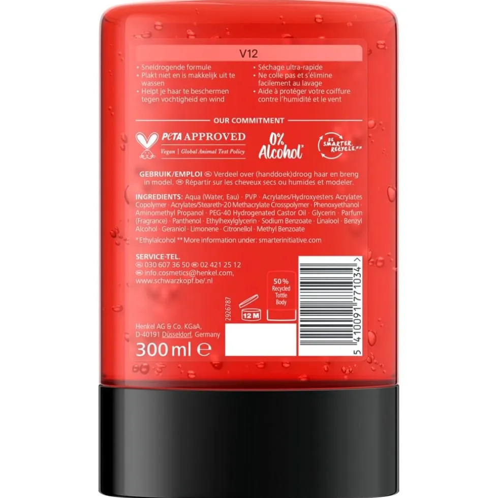 Taft V12 Power Styling Gel