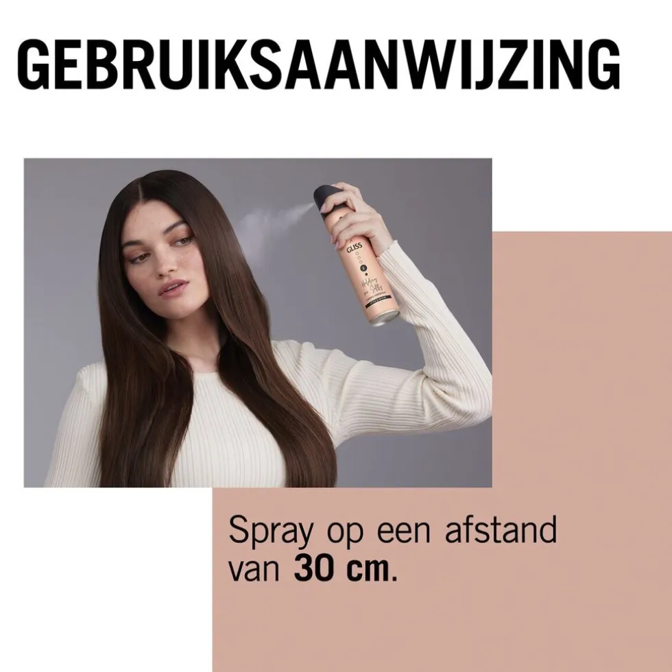 Taft x Gliss Holding Me Strongly Hold 4 Caring Hairspray