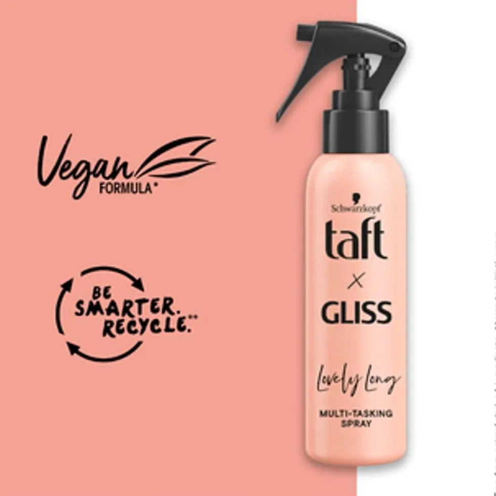Taft x Gliss Lovely Long Multitasking Spray