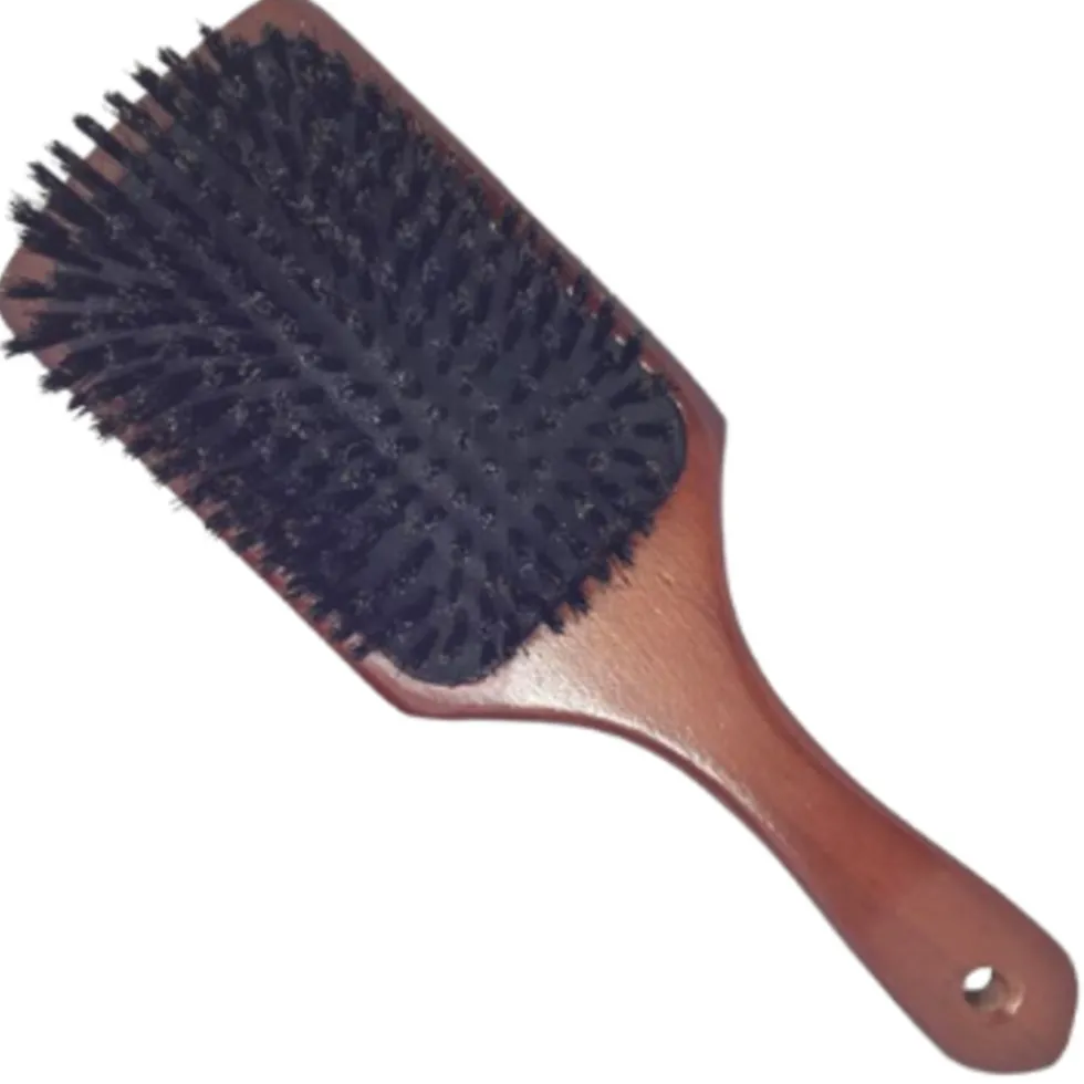 TBC Boar Bristle plaatborstel met varkenshaar