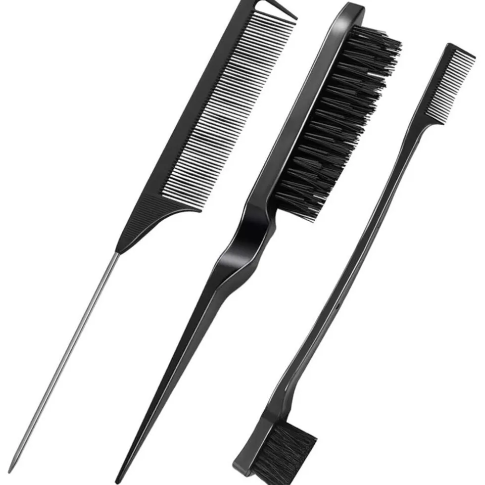 TBC Dual Edge Comb and Brush, 3 sets