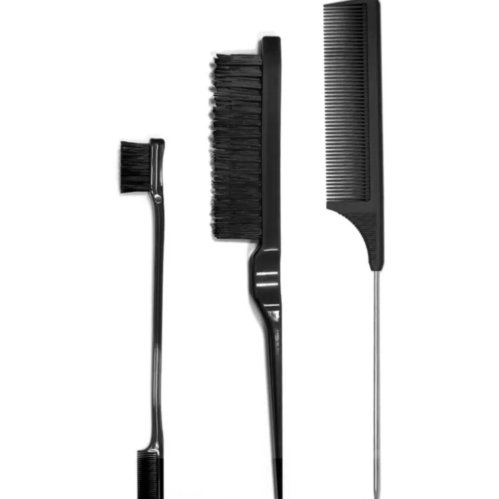 TBC Dual Edge Comb and Brush, 3 sets