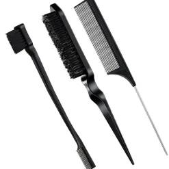 TBC Dual Edge Comb and Brush, 3 sets
